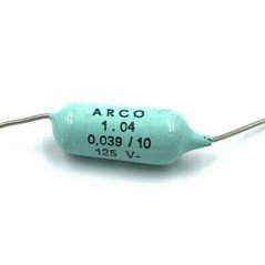0.039uF 39nF 125V Axial Capacitor Arcotronics