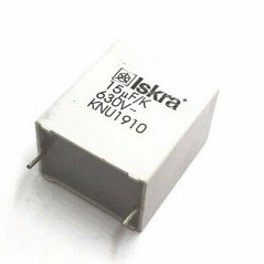 15uF 630V 630VDC Radial Polypropylene Film Capacitor KNU1910 Iskra