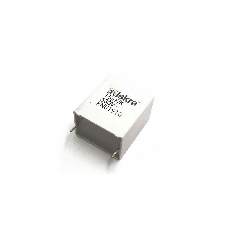 15uF 630V 630VDC Radial Polypropylene Film Capacitor KNU1910 Iskra