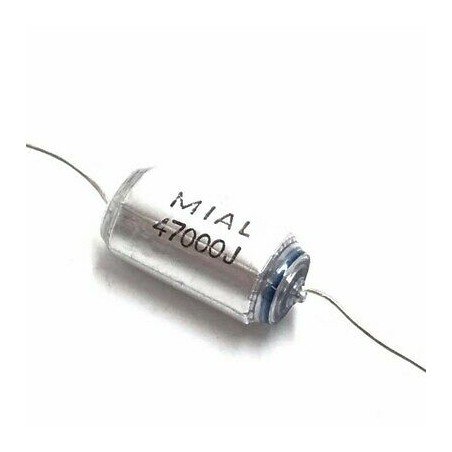0.047uF 47nF 100V Axial Polysteryne Capacitor Mial
