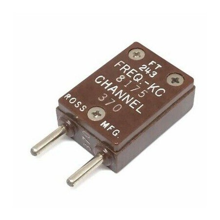 FT-243 HF Military Radio Crystals Channel: 370 Frequency : 8175 (KHZ)