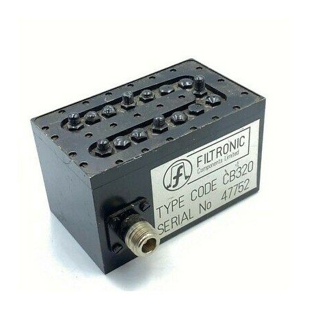 655-740MHZ UHF BAND PASS FILTER FILTRONIC CB320 N TYPE