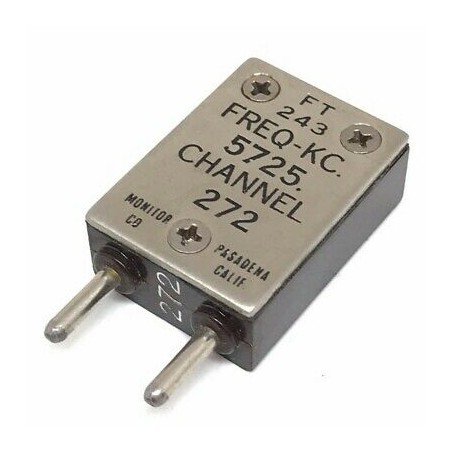 FT-243 HF Military Radio Crystals Channel: 272 Frequency : 5725 (KHZ)