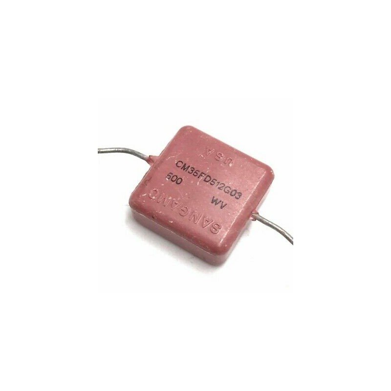 5.1nF 5100pF 500V Axial Mica Capacitor CM35FD512G03 Sangamo