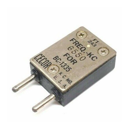 FT-243 HF Military Radio Crystals Channel: 385 Frequency : 8550 (KHZ)