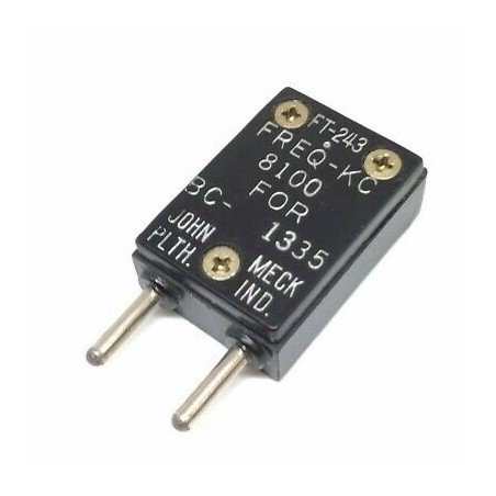 FT-243 HF Military Radio Crystals Channel: 1335 Frequency : 8100 (KHZ)
