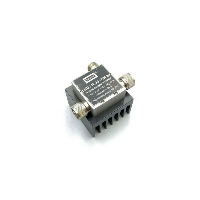 470-862MHZ UHF 3DB 90DEGREE 20W HYBRID COUPLER LKU/R30-NN20