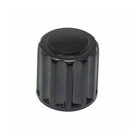 Black Plastic Knob Bulgin England D1:20mm D2:5mm