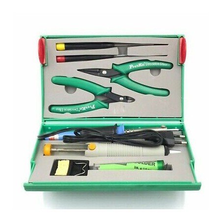 30W 220-240V SOLDERING IRON SOLDERING KIT PROSKIT