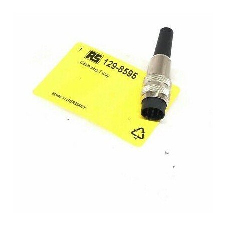 Binder 7 Position 7 Contact Cable Mount Miniature Plug Solder IP40 129-8595 RS