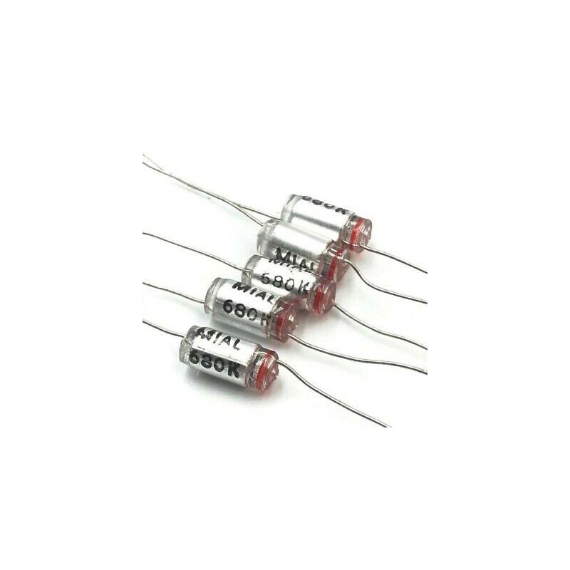 680PF 160V 5% POLYSTYRENE AXIAL CAPACITOR QTY:5