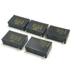 0.47UF 470NF 250V RADIAL FILM CAPACITOR SIEMENS QTY:5
