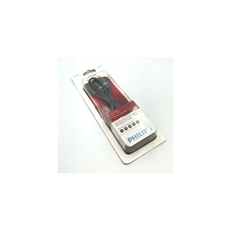 PHILIPS SWA4527S/10 2RCA MALE TO 3.5mm JACK AUDIO CABLE 1.5M