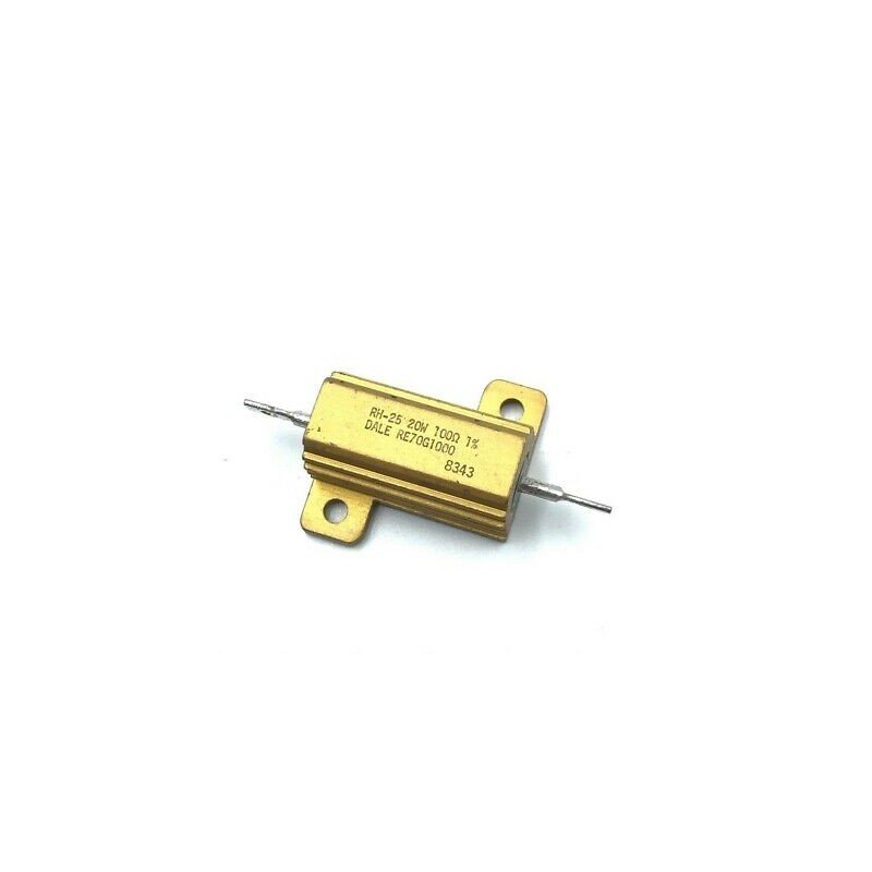 100ohm 100R 20W 1% Aluminium Wirewound Power Resistor RH25 Dale
