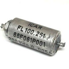 200VDC 0.005A ICAR FL.100.261 FEED THROUGH CAPACITOR