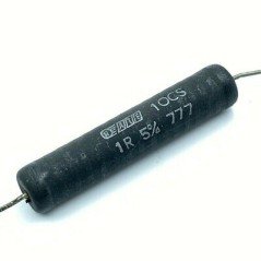 1R 1OHM 10W 10CS 5% RESISTOR WIREWOUND ATES