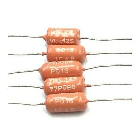 0.22UF 220NF 125V AXIAL CAPACITOR QTY:5