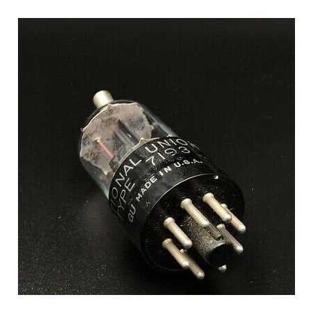 7193 TUBE ELECTRON TUBE VALVE NATIONAL