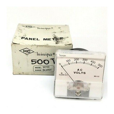 0-500V AC Panel Meter Voltmeter MS-52 60x60mm