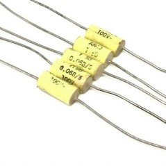 0.068UF 68NF 100V 5% Axial Capacitor Arcotronics QTY:5