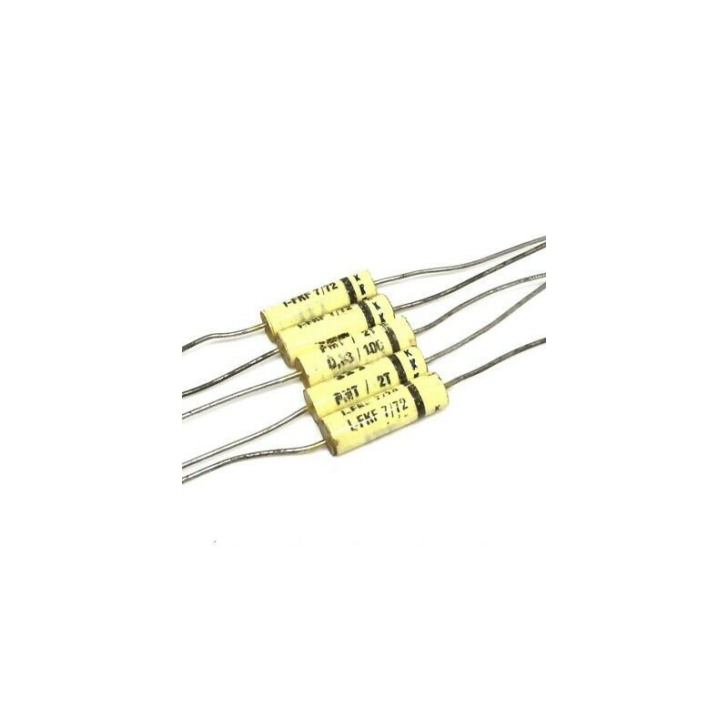 0.33UF 330NF 100V Axial Capacitor PMT/2T ITT QTY:5