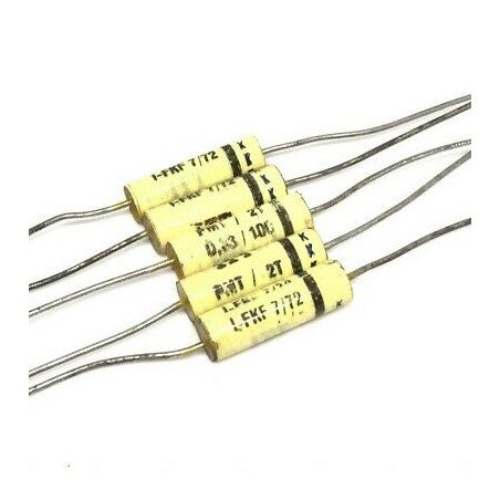 0.33UF 330NF 100V Axial Capacitor PMT/2T ITT QTY:5