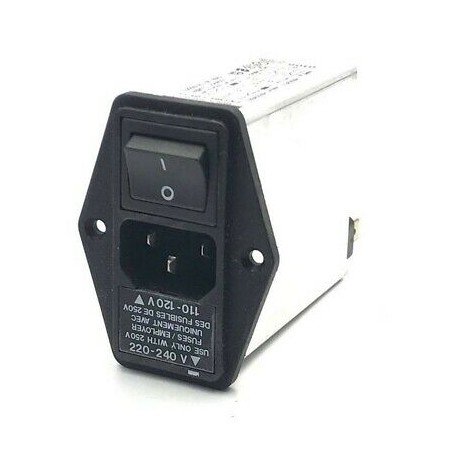 SCHAFFNER FN1394-1-05-11 AC POWER ENTRY MODULE FILTER 1A 110V-120V,220V-240V