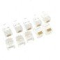 RJ11 RJ12 6P6C Modular Telephone Plug 5-641337-2 QTY:10