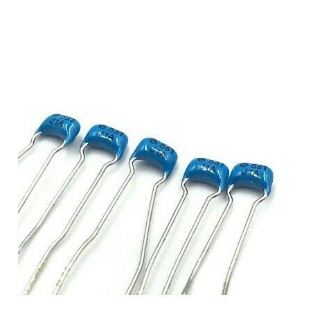 560PF 100V RADIAL CERAMIC DISC CAPACITOR MURATA QTY:5