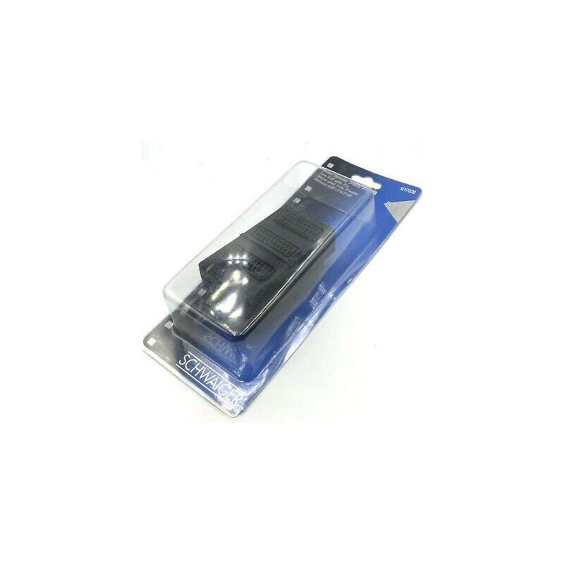 SCHWAIGER SCV7030 3WAY SCART SPLITTER 1MALE TO 3FEMALE