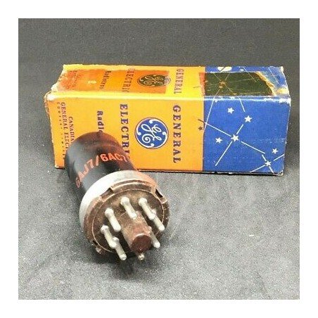 6AJ7 ELECTRON VACUUM TUBE VALVE GENERAL ELECTRIC