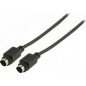 SCHWAIGER SVL4115 SVIDEO CABLE 4PIN MALE TO MALE S-VHS 1.5M