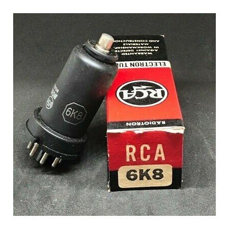 6K8 ELECTRON VACUUM TUBE VALVE RCA