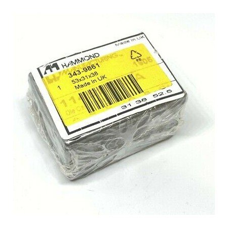 11451PSLA HAMMOND 53X31X38 ENCLOSURE ALUMINUM DIE CAST