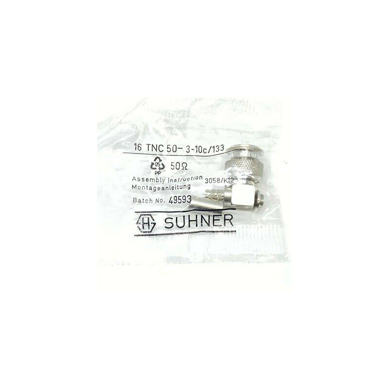 16TNC50-3-10C/133 TNC MALE CONNECTOR RIGHT ANGLE FOR RG-223 U HUBER SUHNER