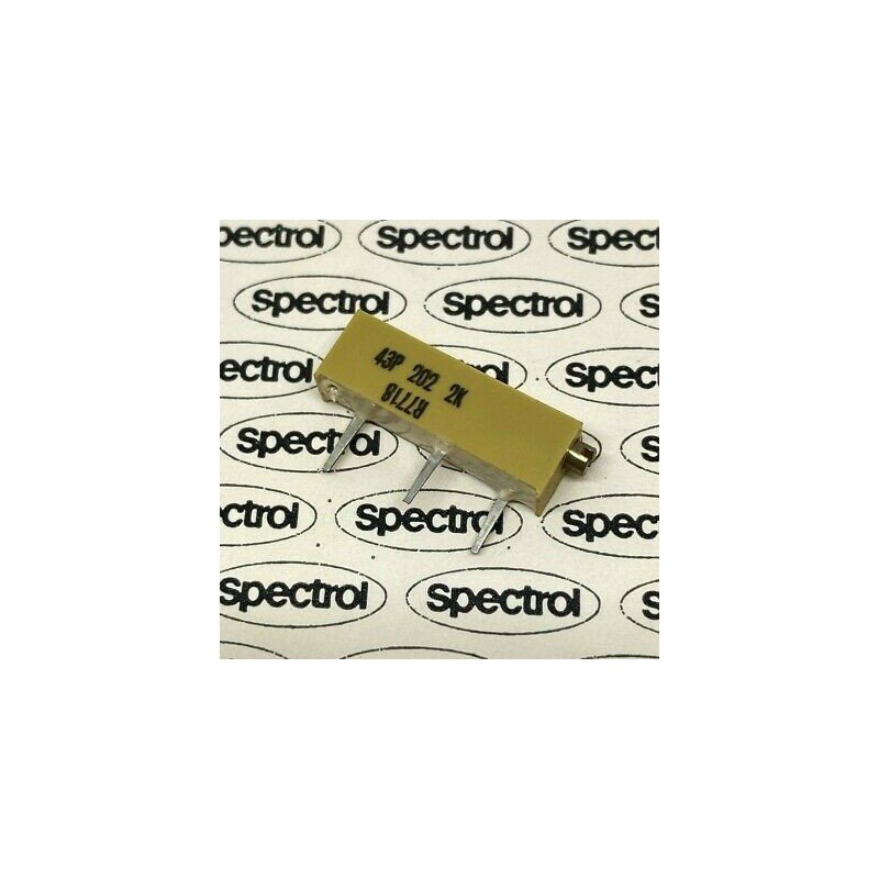 43P202 SPECTROL 2K 2KOHM TRIMMER POTENTIOMETER VARIABLE RESISTOR