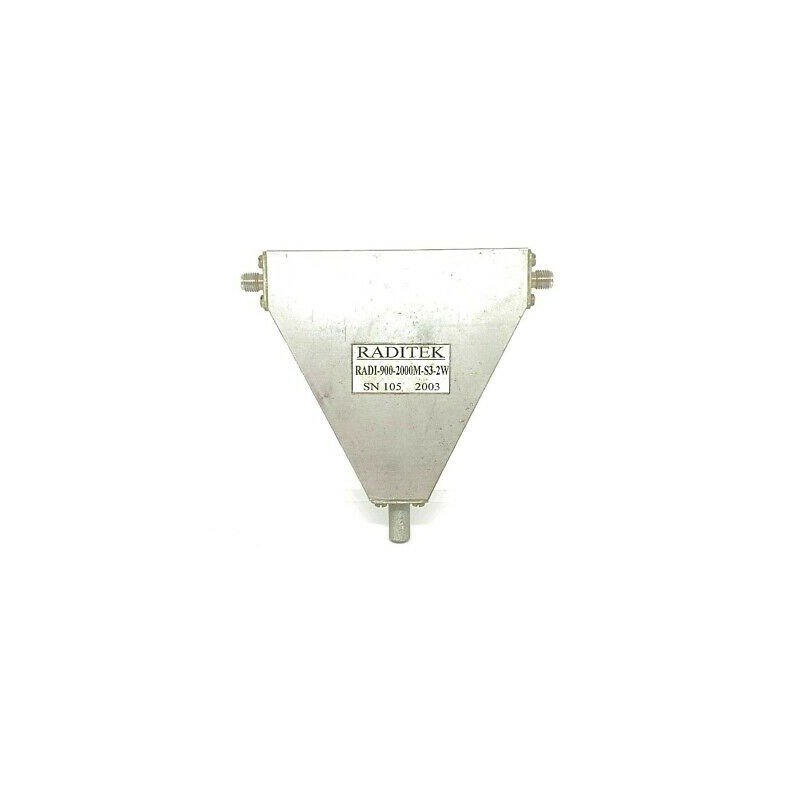900-2000MHZ 75W SMA COAXIAL ISOLATOR RADITEK RADI-900-2000M-S3-2W
