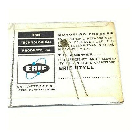 4.2NF 4200PF 100V ERIE CAPACITOR CERAMIC MULTILAYER M39014/01