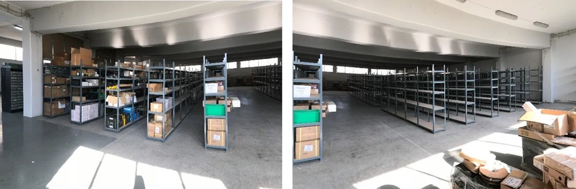 Warehouse space in 2018.