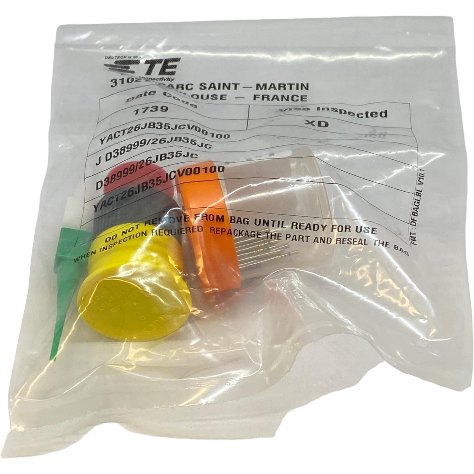D38999/26JB35JC TE Connectivity Circular Mil Spec Connector
