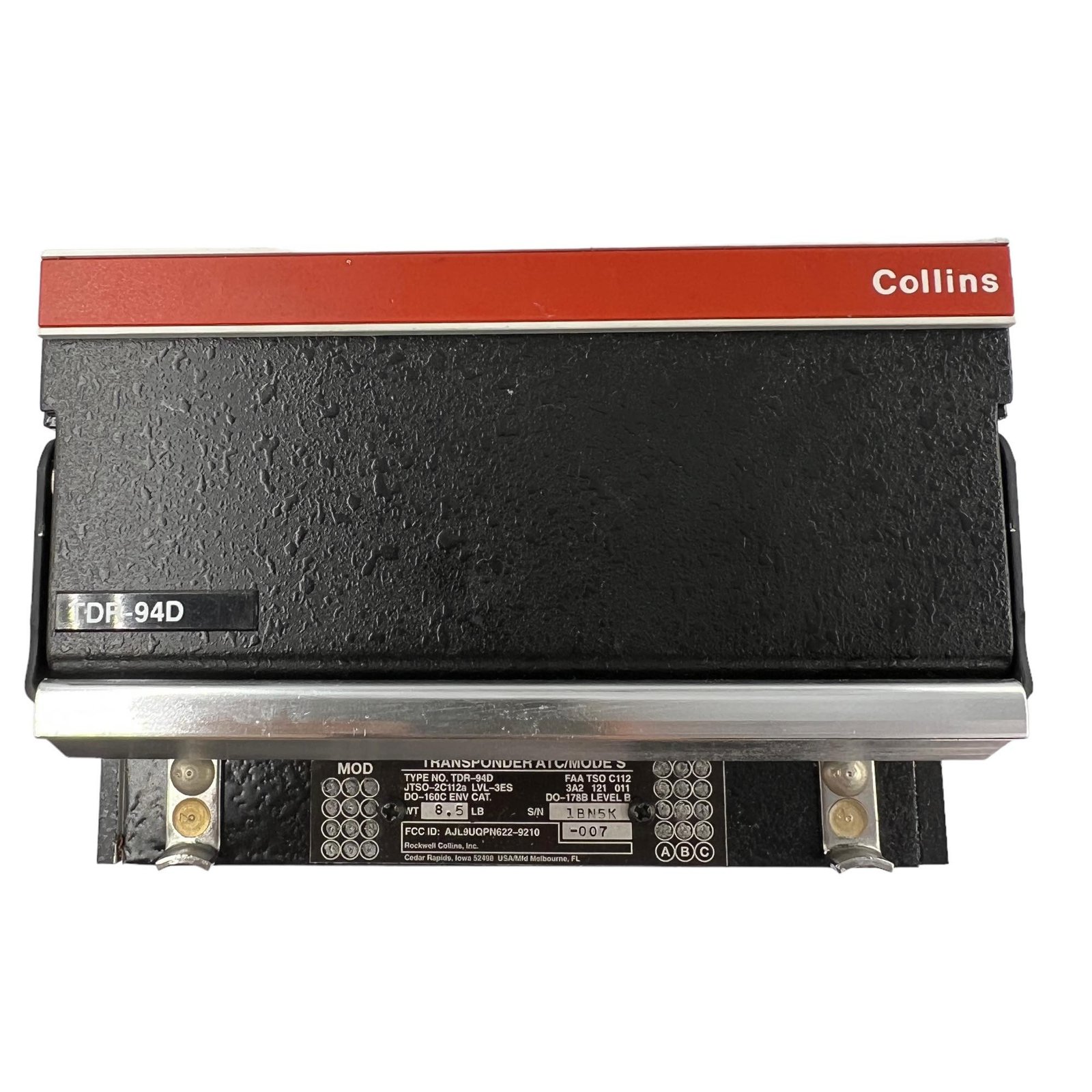 TDR-94D 622-9210-007 Collins Transponder ATC/Mode S